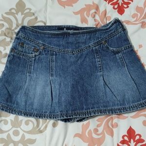 3/$15 Squeeze NY Vintage Blue Denim Skort Sz 7